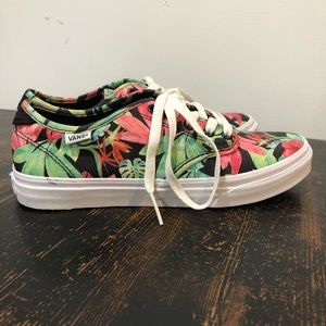 NWOT tropical Vans | size 8